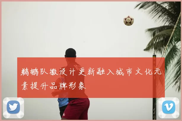 鹈鹕队徽设计更新融入城市文化元素提升品牌形象