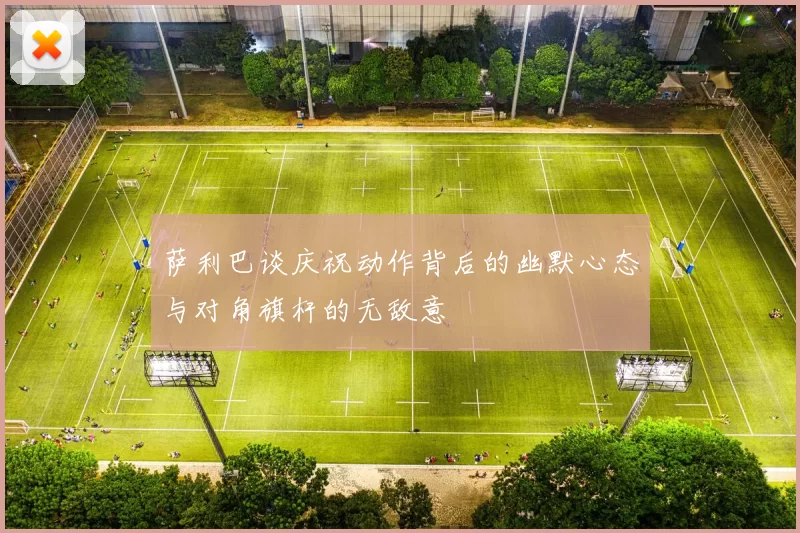 萨利巴谈庆祝动作背后的幽默心态与对角旗杆的无敌意