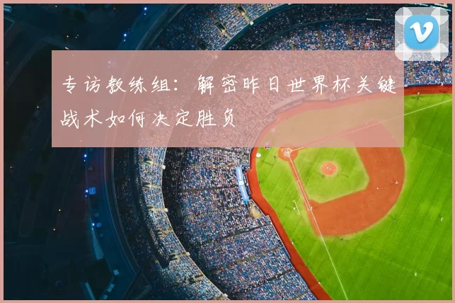 专访教练组：解密昨日世界杯关键战术如何决定胜负
