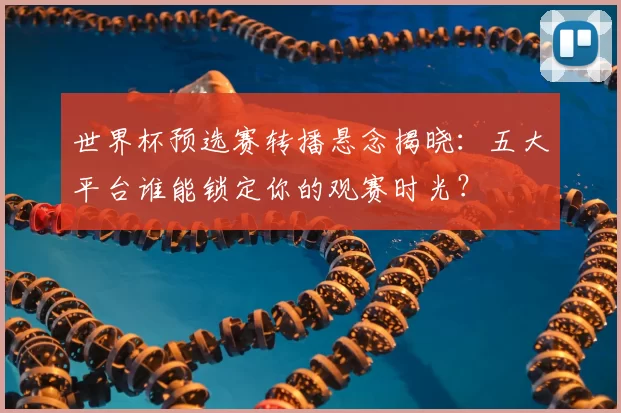世界杯预选赛转播悬念揭晓：五大平台谁能锁定你的观赛时光？